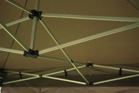 Pawilon ogrodowy rozkładany 3 x 6 m - beżowy