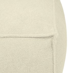 Kremowy worek do siedzenia z materiału bouclé Mass Corner 125 Right – SLOWDOWN
