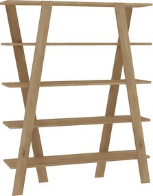 Półka skandynawska – 120 x 150 x 25 cm – dąb szafirowy – płyta wiórowa pokryta melaminą