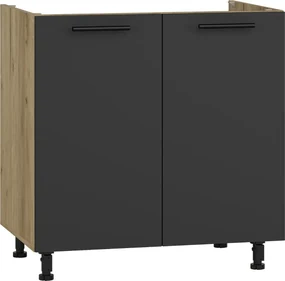Szafka pod zlew 80 VENTO DK-80/82 antracyt  HALMAR