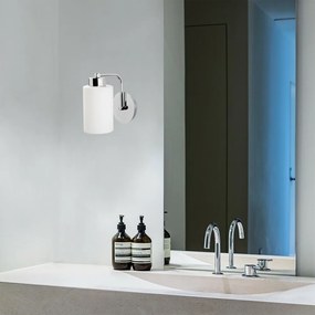 Kinkiet lampa ścienna Balcova - N-340, srebrny/biały