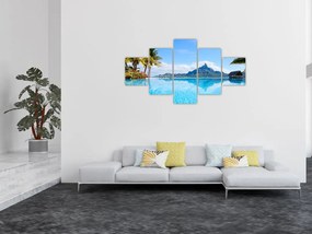 Obraz  - Bora-Bora, Polinezja Francuska (125x70 cm)