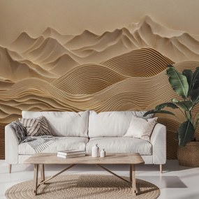 Fototapeta - Góry w falach (196x136 cm)