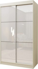 Szafa Przesuwna VITALE 120 cm Szafa Dwudrzwiowa Kaszmir