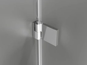Mexen Lunar-B drzwi prysznicowe uchylne lewe 110 cm, transparent, chrom - 832S-110-050-01-00-L