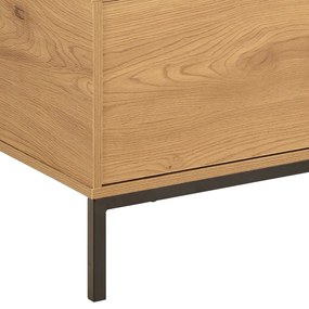 Szafka pod TV w dekorze dębu w naturalnym kolorze 140x45x40 cm Seaford – Actona