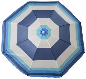 Parasolka BLUE STRIPES 180 cm, niebieska