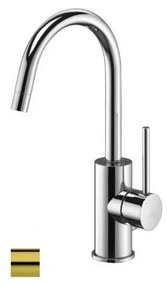 Paffoni - Złota bateria umywalkowa LIGHT