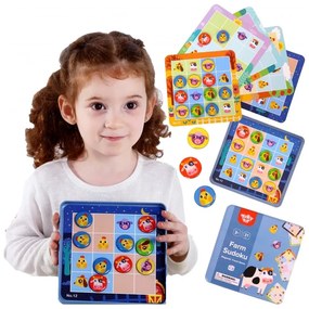 Tooky toy gra sudoku dla dzieci wersja farma