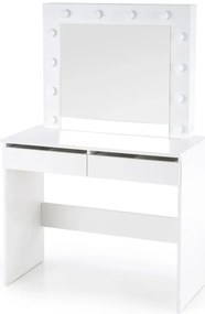 Biurko białe z toaletką z lustrem P8-C39