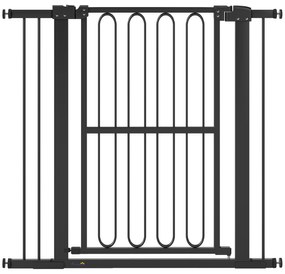 PawHut Bramka ochronna dla psów, 76-104 cm, bramka bez wiercenia, bramka na schody