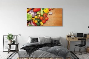 Zdjęcie na płótnie Warzywny Duet z Czosnkiem