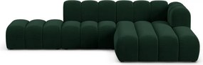 Ciemnozielony narożnik (prawostronny) Lupine – Micadoni Home