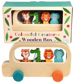 Drewniany autobus Colourful Creatures – Rex London