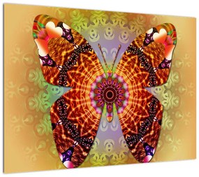 Obraz - Etno motyl (70x50 cm)