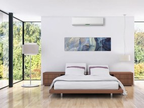 Obraz - Abstrakcja z użyciem tuszu alkoholowego (170x50 cm)