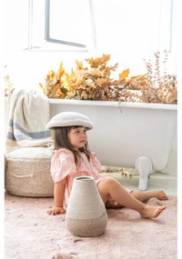 Beżowy tekstylny dziecięcy kosz na zabawki ø 23x27 cm Mushroom – Lorena Canals