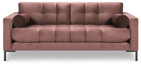 Różowa aksamitna sofa Cosmopolitan Design Bali