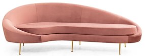 Jasnoróżowa sofa 255 cm Eses – Artie