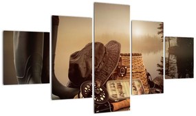 Obraz - Martwa natura rybactwa (125x70 cm)