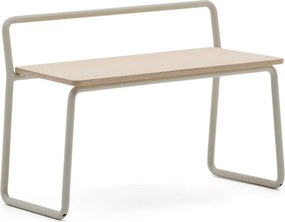 Beżowo-naturalna ławka Tinn – Kave Home