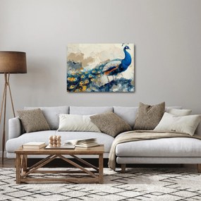 Obraz - Paw, malarstwo (70x50 cm)