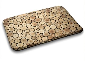 Dywanik pod prysznic Dywanik pod prysznic drewniane kłody