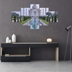 Obraz - Taj Mahal o wschodzie słońca (125x70 cm)