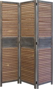 Przegroda pokojowa 120x2x170 cm brązowa parawan