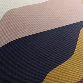 Obraz - Akwarelowe góry N⁰2 (z zegarem) (90x30 cm)