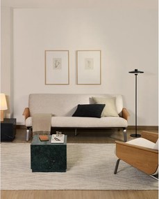 Beżowa sofa z tkaniny szenilowej 205 cm Amsen – Kave Home