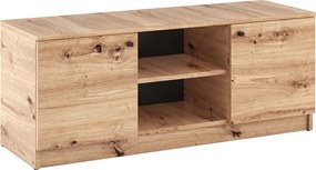Szafka RTV stojąca NATURIO 120 cm do Salonu pod Telewizor - Dąb artisan