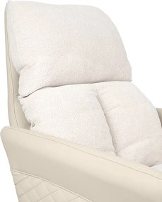 Obrotowy fotel wypoczynkowy z wysuwanym podnóżkiem Relax