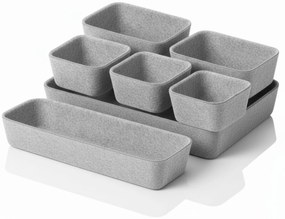 Organizer do szuflady filcowy SMART, 7 pudełek