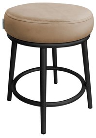 Taboret Ben noga metalowa czarna MG06