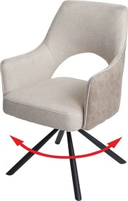 Krzesło do jadalni MCW-K3,  kremowy