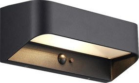 Nordlux - Lampa solarna LED z czujnikiem MARCELLIO LED/5W/5V IP54 czarna