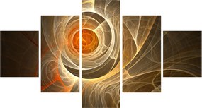 Obraz abstrakcji (125x70 cm)
