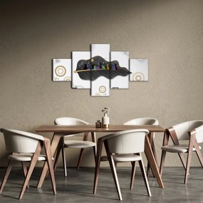 Obraz abstrakcji (125x70 cm)