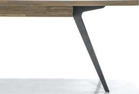Drewniany stół do jadalni w stylu industrialnym Massa D05 200 cm