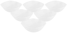 Altom Zestaw misek ze szkła opalowego White harmony 12,5 cm, 6 szt.