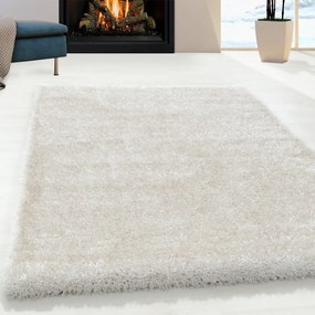 Dywan shaggy poliestrowy Brilliant latte 120 cm x 170 cm