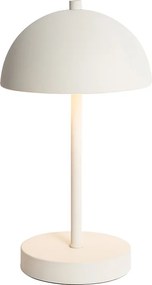 Zestaw 2 lamp stołowych zewnętrznych Grzyb biały ładowalne - Keira