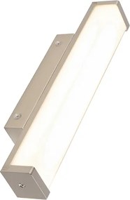 Lampa ścienna do łazienki stalowa 32 cm w tym LED IP44 - Cascada