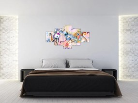 Obraz - Abstrakcja bajki (125x70 cm)