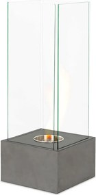 Poziomy - Kominki bioetanolowe ze stali chromowanej