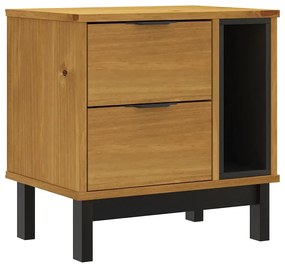 Drewniana szafka nocna z szufladami G6-P45