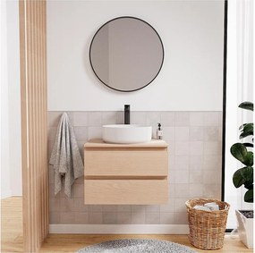 Zestaw SORRENTO pod umywalkę 60 cm + umywalka + bateria + lustro
