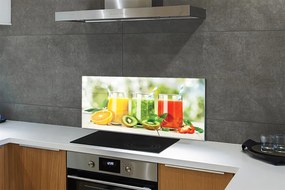 Szklany Panel Owocowy Duet Truskawki i Kiwi