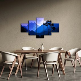 Obraz - Nocne niebo w Nepalu (125x70 cm)